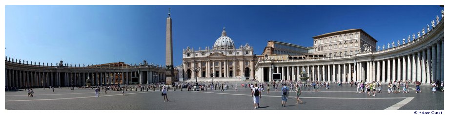 Petersplatz - Rom - Vatikan - Panorama