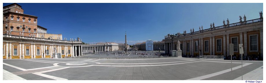 Petersplatz - Rom - Vatikan - Panorama