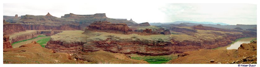 Goosenecks Overlook - Panorama Goosenecks Overlook - Panorama