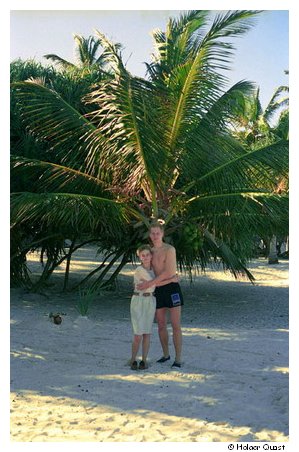 Ela und Holger Holger am Shanzu Beach 