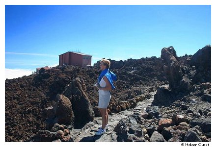 Ela auf dem Pico del Teide Ela auf dem Pico del Teide