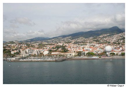 Anfahrt auf Funchal