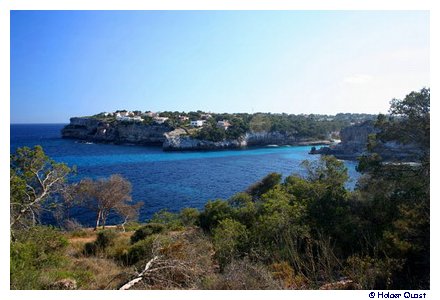 Blick auf Cala Llombards