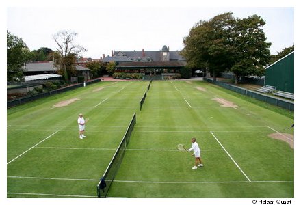 Newport Tennis Hall of Fame and Museum - Außenanlage