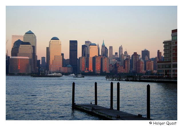 Skyline New York von Jersey City aus fotogrfiert