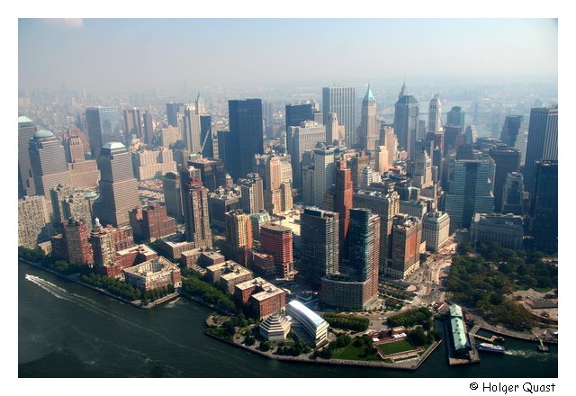Skyline New York aus dem Hubschrauber Skyline New York aus dem Hubschrauber