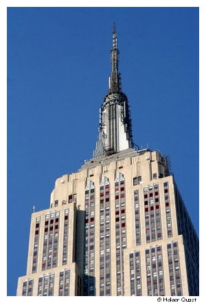 Die Spitze des Empire State Building - New Vork City