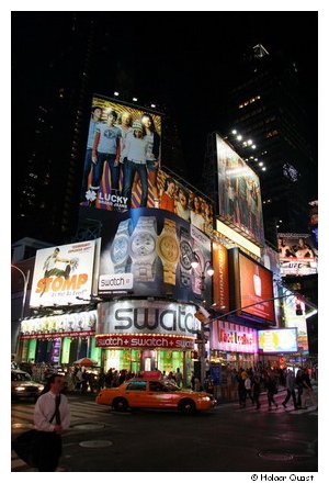 Times Square at night - Broadway - New York City