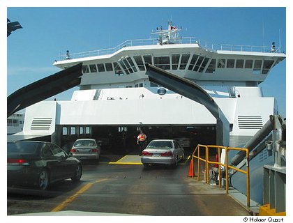 Die BC Ferry wird beladen Die BC Ferry wird beladen