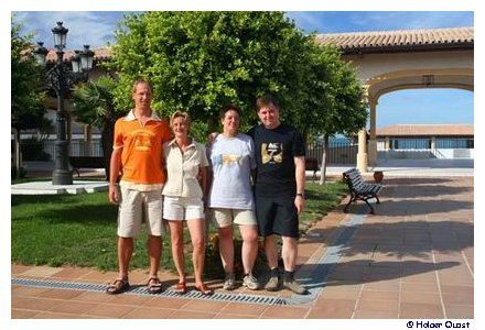 Holger, Ela, Nicole und Peter im IBEROSTAR ANDALUCIA PLAYA