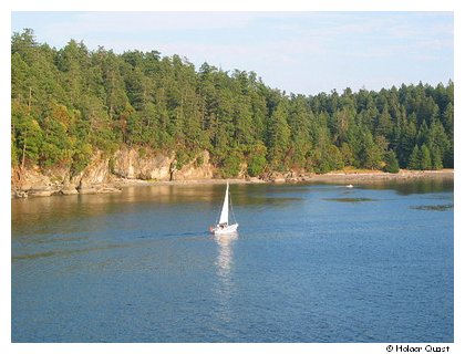 Gulf Islands in der Strait of Georgia