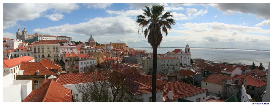 Miradouro de Santa Luzia - Lissabon