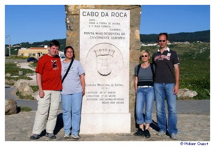 Wir am Cabo da Roca - Portugal