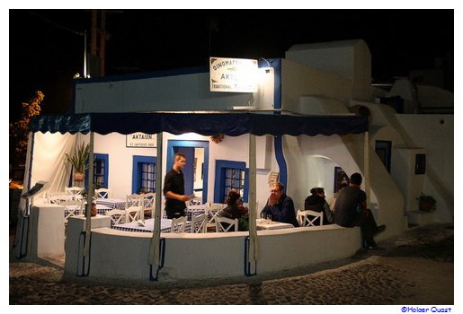 Taverne Aktaion in Firostefani