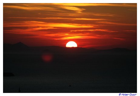 Wow.... unser Sonnenuntergang