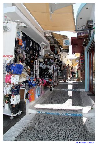 Gasse von Thira - Santorini