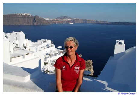 Ela vor der Caldera Ela vor der Caldera