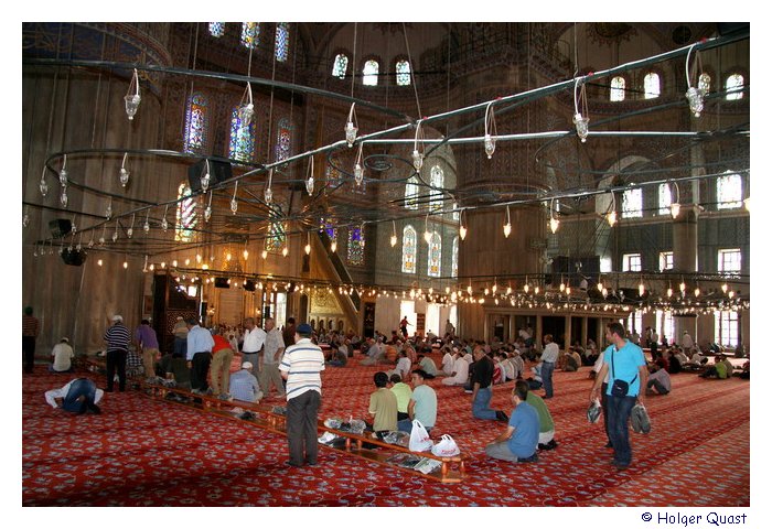 Blaue Moschee Innenansicht - Istanbul Blaue Moschee Innenansicht - Istanbul