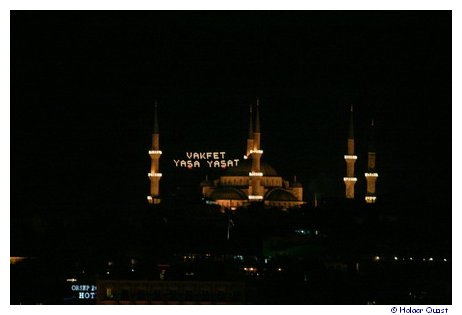 Blue Moschee bei Nacht