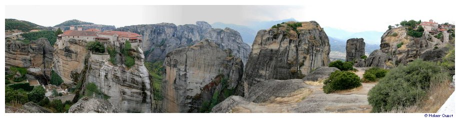 Meteora Panorama - Links Varlam - Rechts Meglo Metoro