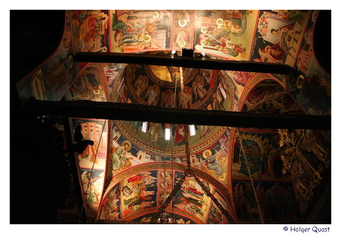 Die Kirche des Meteora Kloster Agios Stphanos