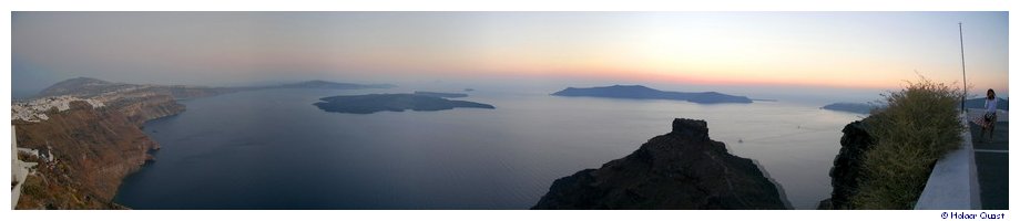 Sonnenuntergang auf Santorini - Caldera Sonnenuntergang Santorin