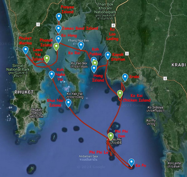 Thailand Katamaran Kreuzfahrt Thailand Katamaran Kreuzfahrt