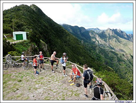 Sammelpunkt der Biketour in El Bailadero