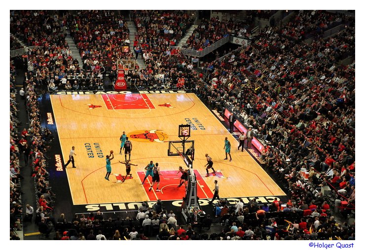 Chicago Bull live im United Center