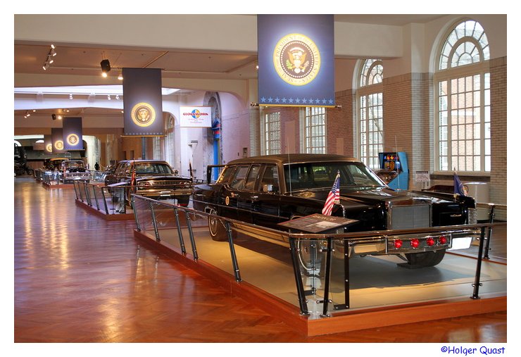 Limousinen der US Prsidenten im Henry Ford Museum