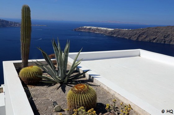 Blick von Imerovigli nach Oia