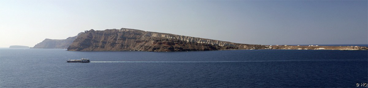 Thirassia von Ammoundi Santorini Thirassia von Ammoundi Santorini