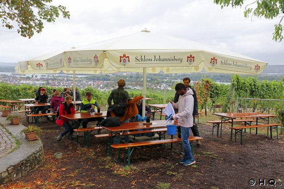 Weinstand des Weinguts Schloss Johannisberg im Rheingau