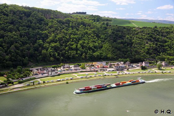 St. Goar vom Loreleyfelsen gesehen St. Goar vom Loreleyfelsen gesehen