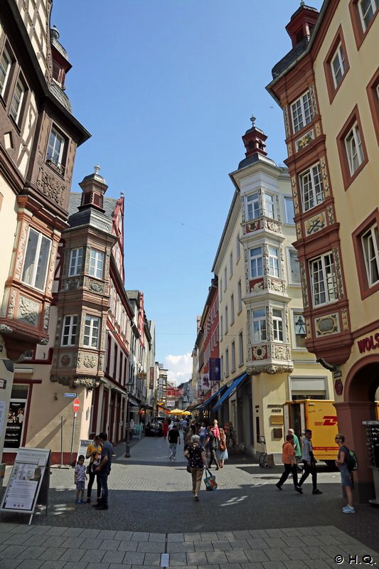 Vier Trme Koblenz - Ensemble von vier historischen Gebuden in der Altstadt 