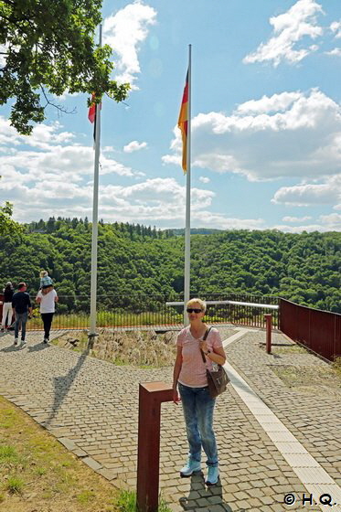 Ela auf dem Loreley Plateau Ela auf dem Loreley Plateau