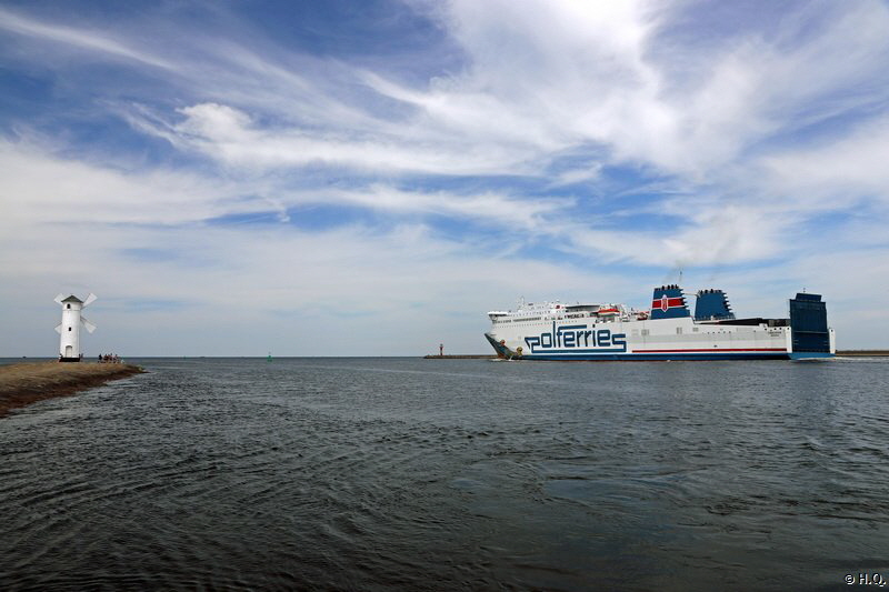 Mhlenbake an der Hafeneinfahrt von Swinemnde