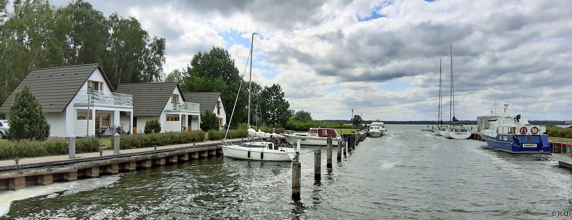 Fischerreihafen Rankwitz am Achterwasser auf Usedom
