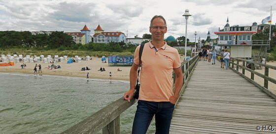 Holger auf der Seebrücke Zinnowitz Holger auf der Seebrücke Zinnowitz