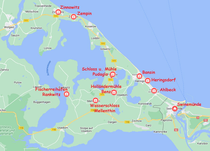 Usedom Map
