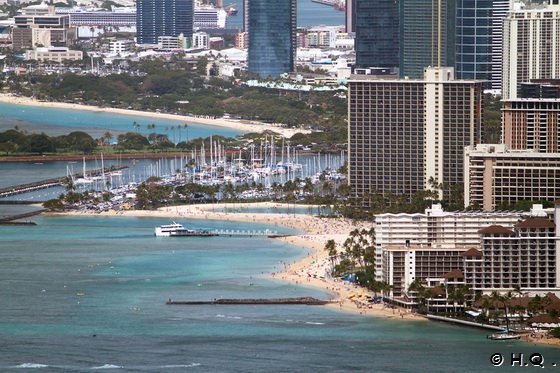 Waikiki Beach vom Diamond Head