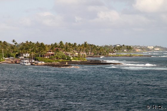 Kste Kauai auf Hhe des Spouting Horns