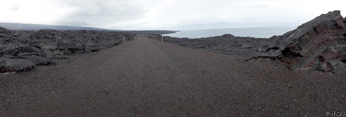 Wanderung auf der Emergency Road im Volcanoes National Park