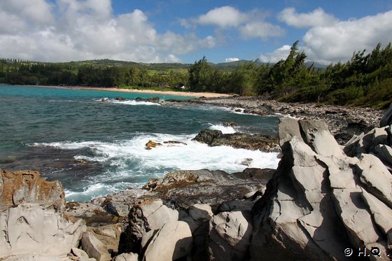 Dragon's Teeth und im Hintergrund der D.T. Fleming Beach