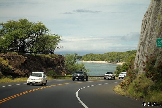 HWY 30 Richtung Lahaina auf Maui Hawaii