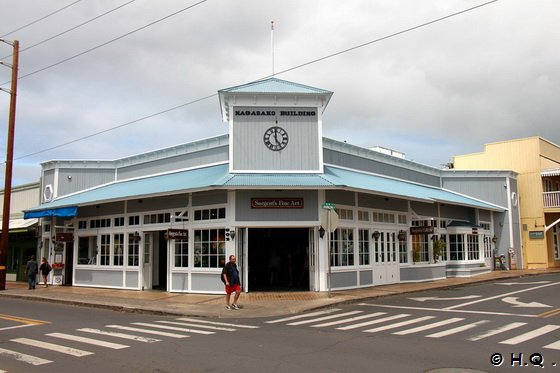 Lahaina Holzhäuser Front Street Maui Hawaii Lahaina Holzhäuser Front Street Maui Hawaii