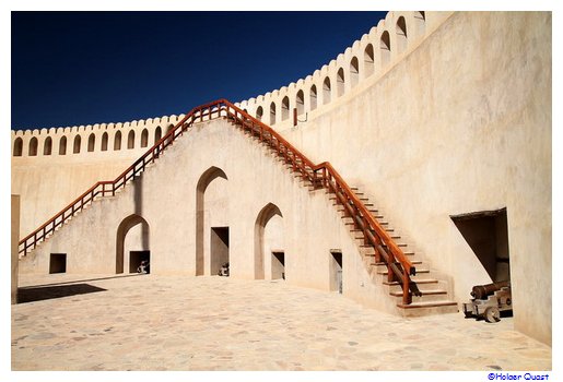Innenhof Fort Nizwa - Oman