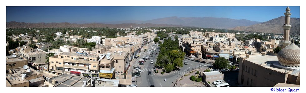 Moschee und Stadt Nizwa Oman