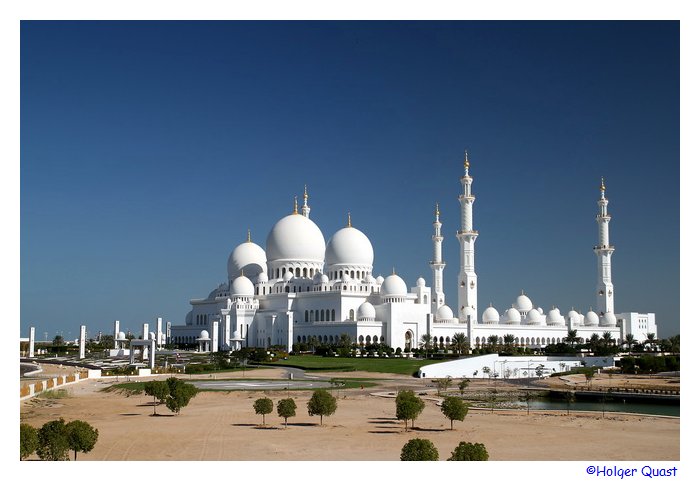 Sheikh Zayed Mosque in Abu Dhabi - Sheikh Zayed Moschee