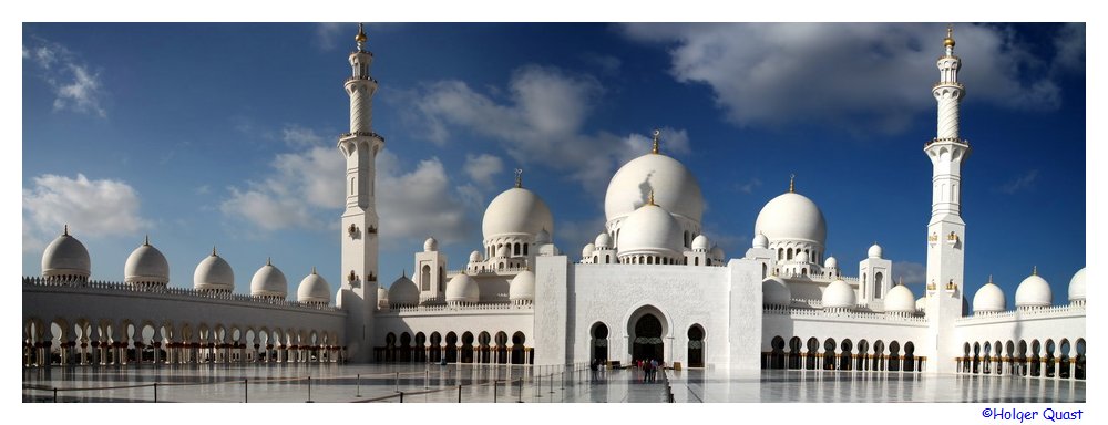 Sheikh Zayed Mosque in Abu Dhabi - Sheikh Zayed Moschee